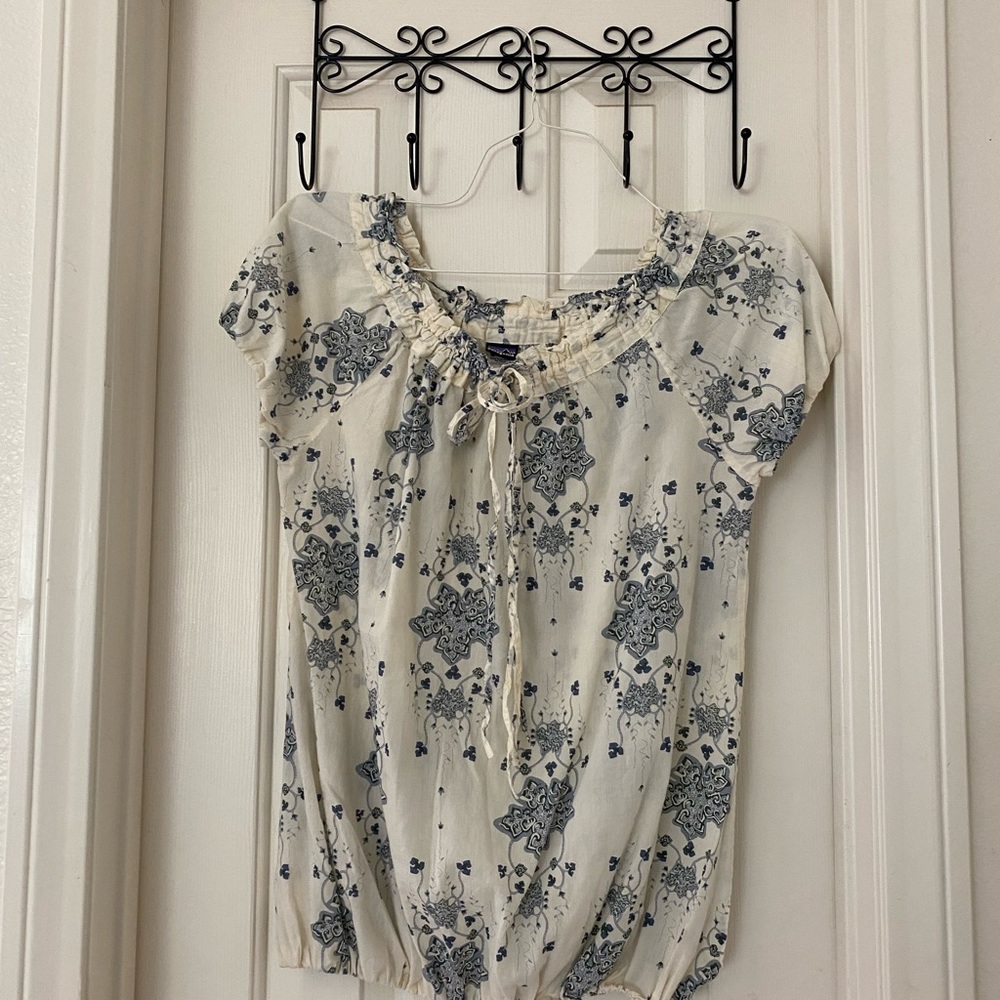 Patagonia summer organic cotton blouse